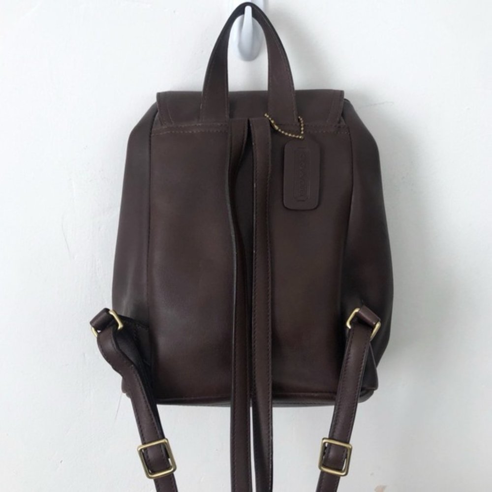Coach Legacy Backpack Book Bag Leather - Picture 4 of 8